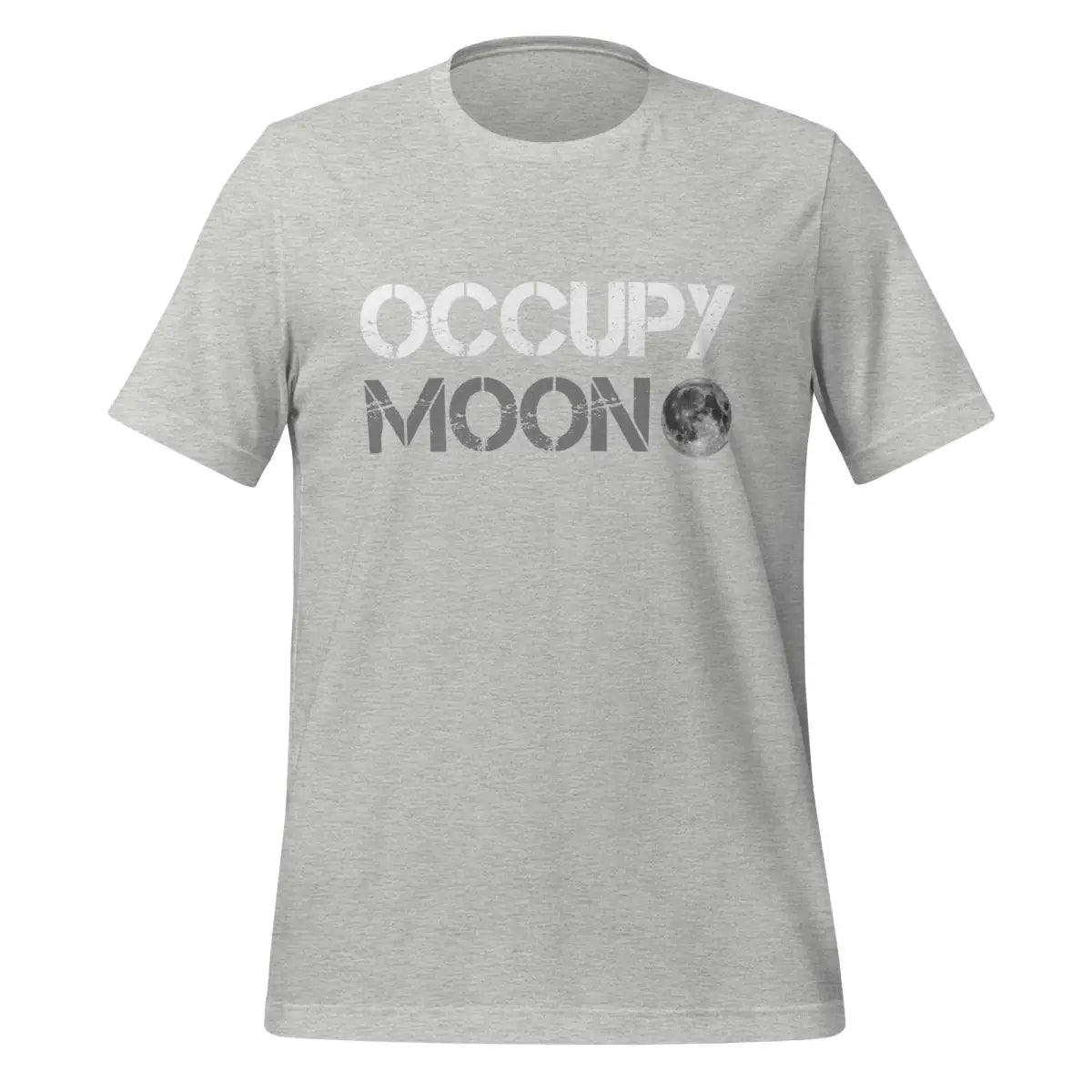 Occupy Moon T-Shirt (unisex) - Athletic Heather / M