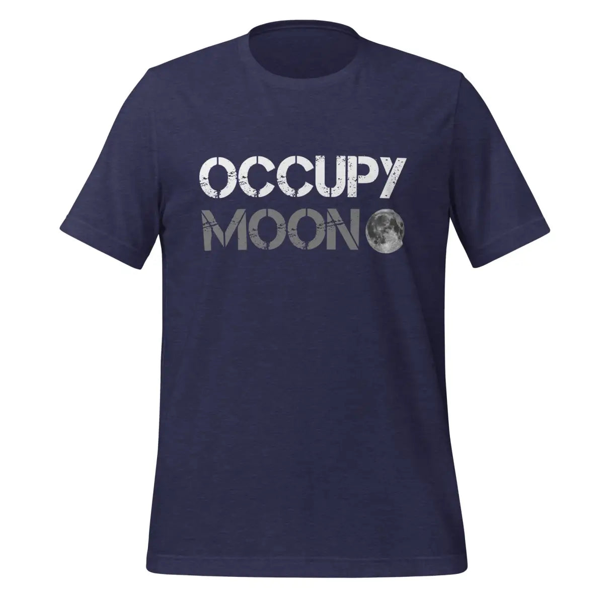 Occupy Moon T-Shirt (unisex) - Heather Midnight Navy / M