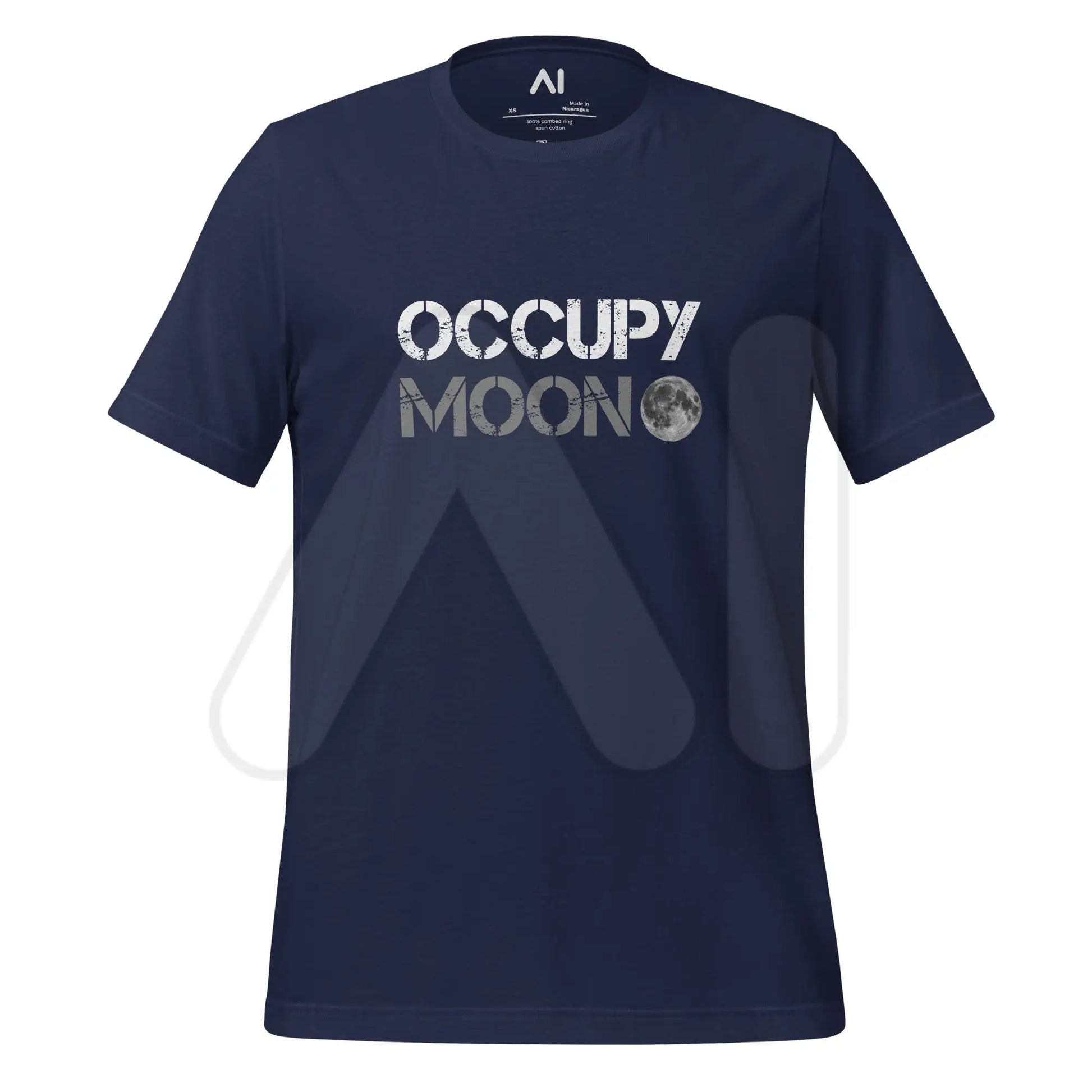 Occupy Moon T-Shirt (unisex) - Navy / M