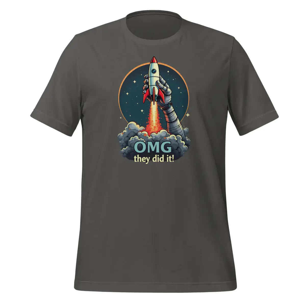 OMG they did it! T-Shirt (unisex) - Asphalt / M