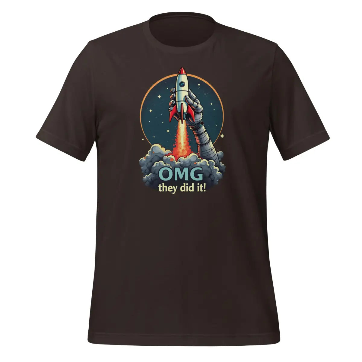 OMG they did it! T-Shirt (unisex) - Brown / M