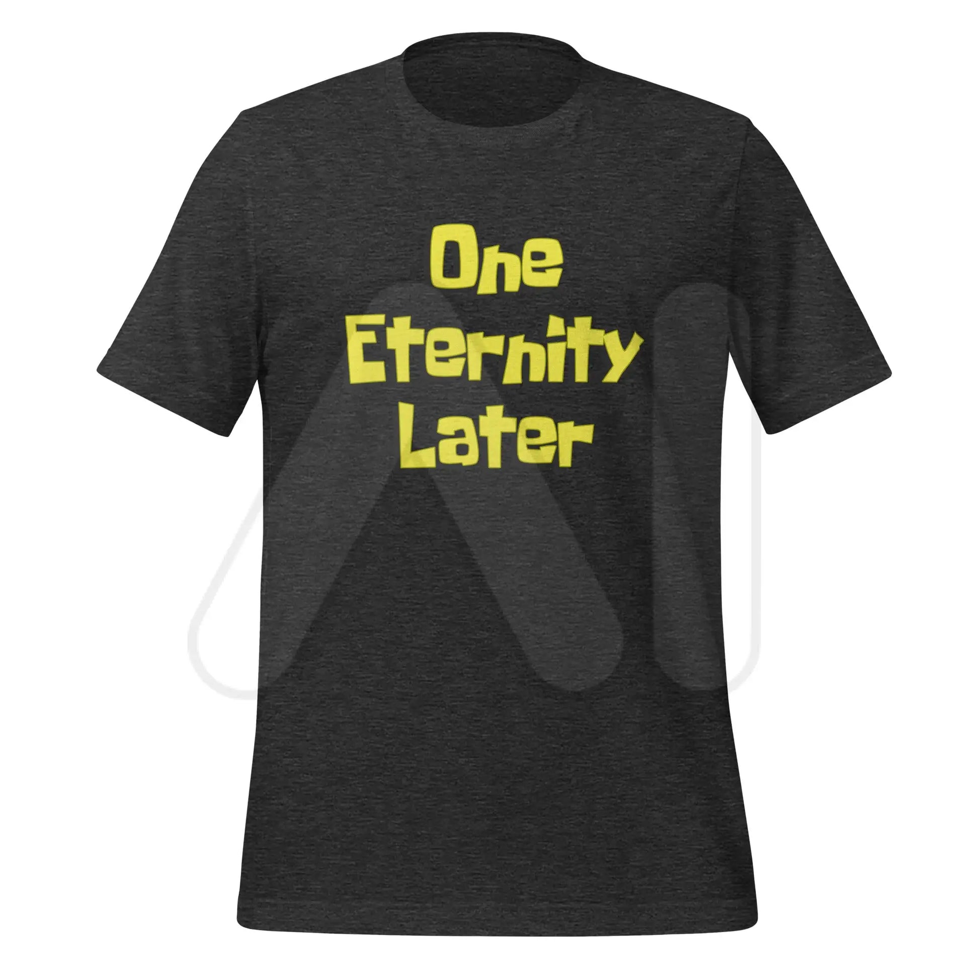 One Eternity Later - Model Training T-Shirt (unisex) - Dark Grey Heather / M