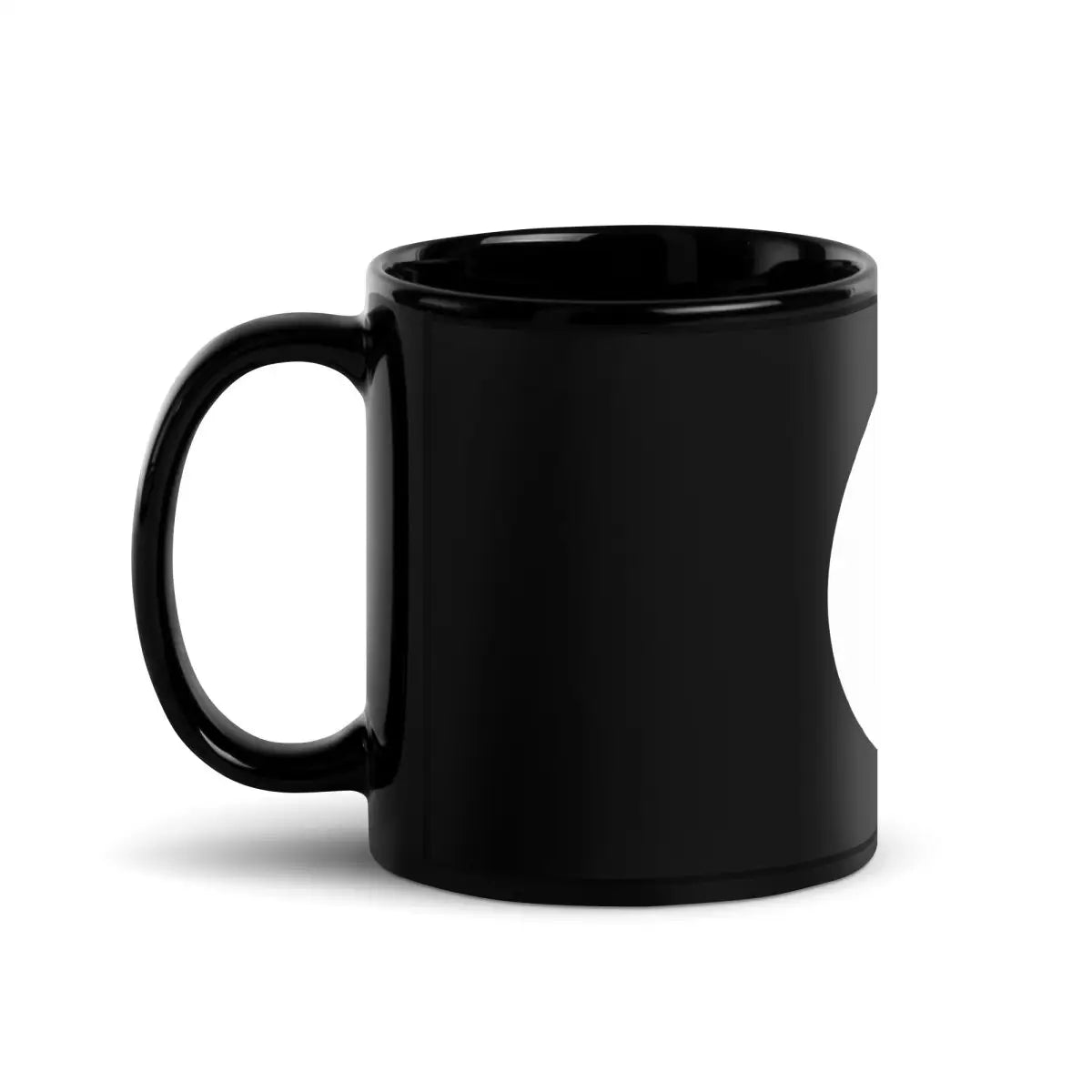 The Open Interpreter Black Glossy Mug.