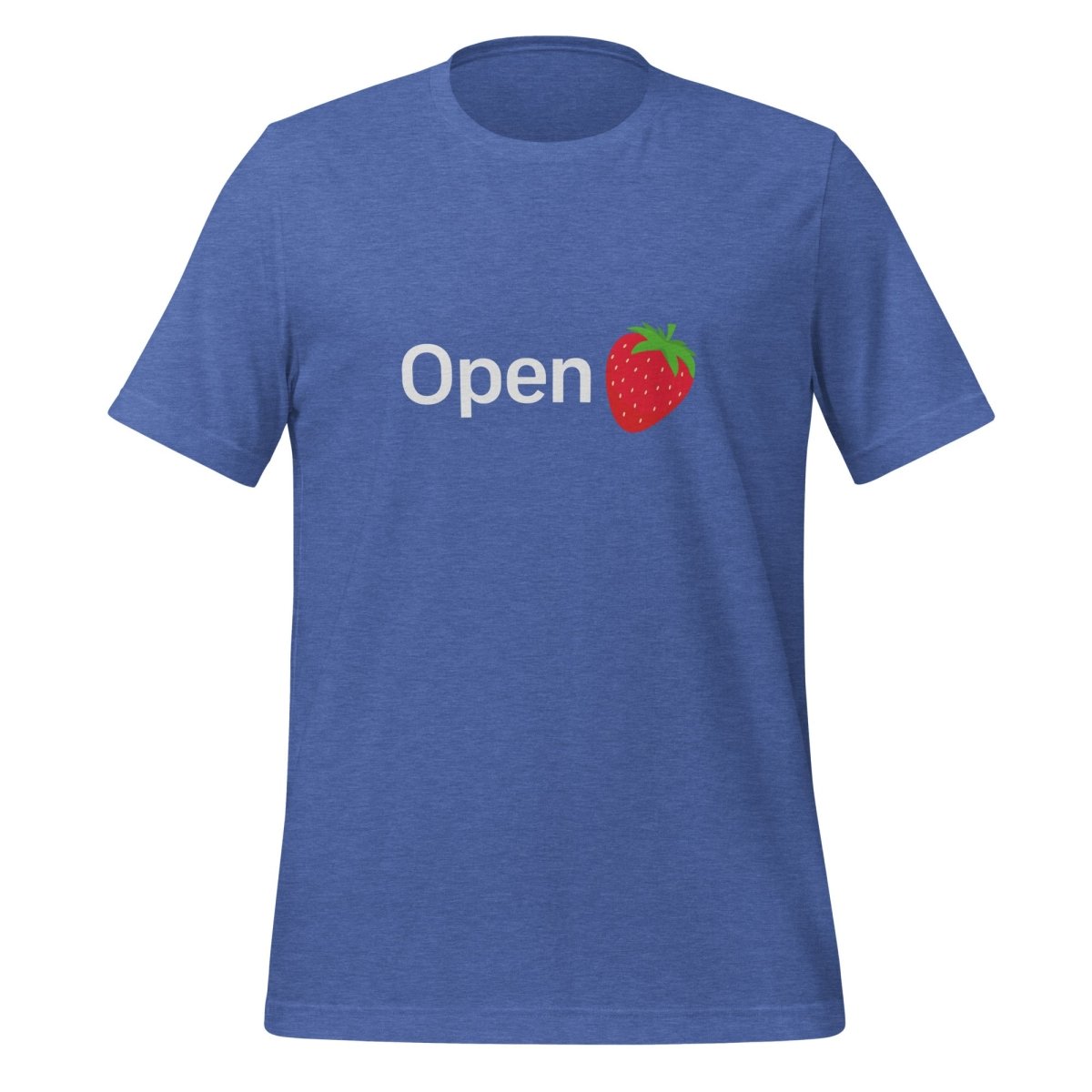 Open Strawberry T-Shirt (unisex) - Heather True Royal - AI Store