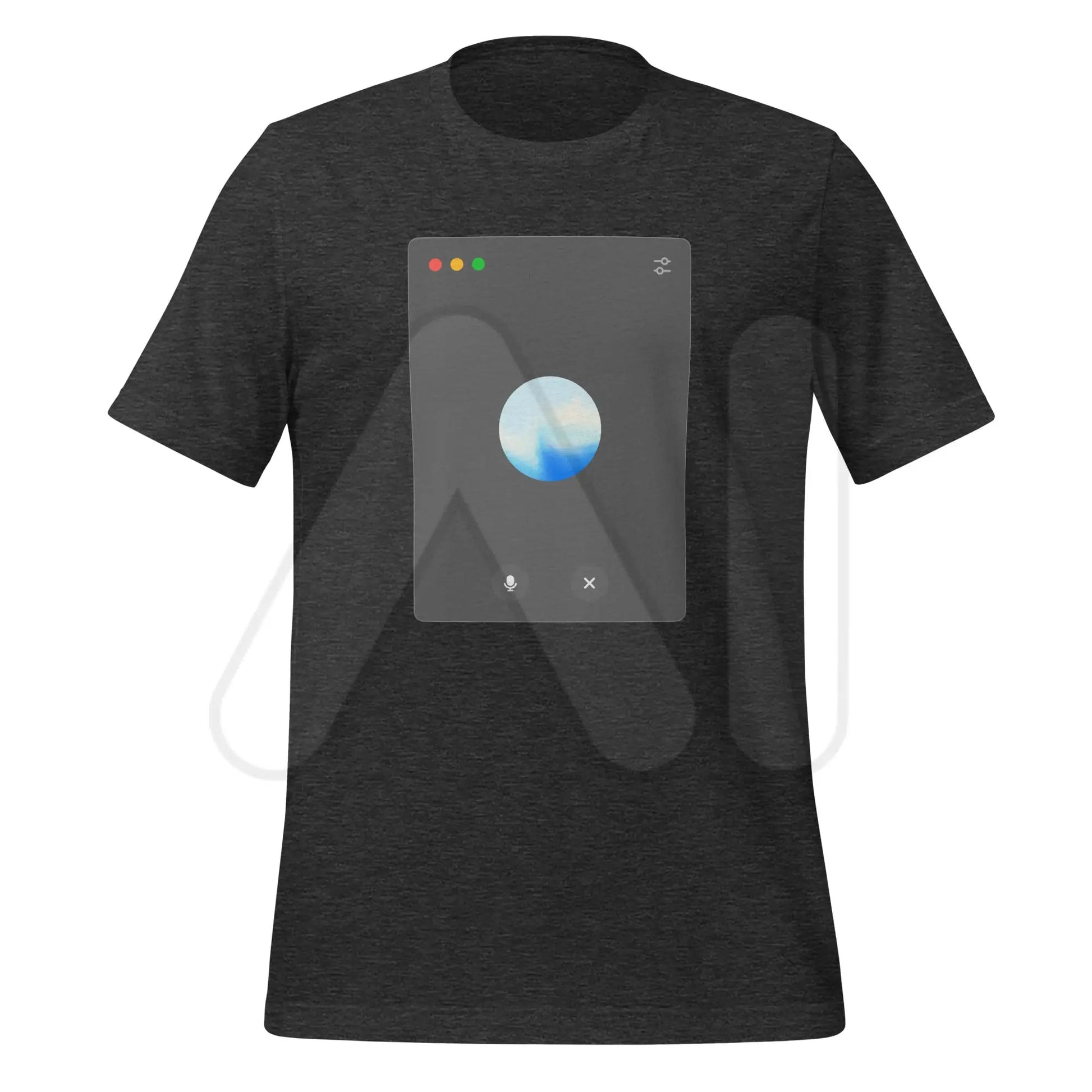 OpenAI Advanced Voice Mode on Desktop T-Shirt (unisex) - Dark Grey Heather / M