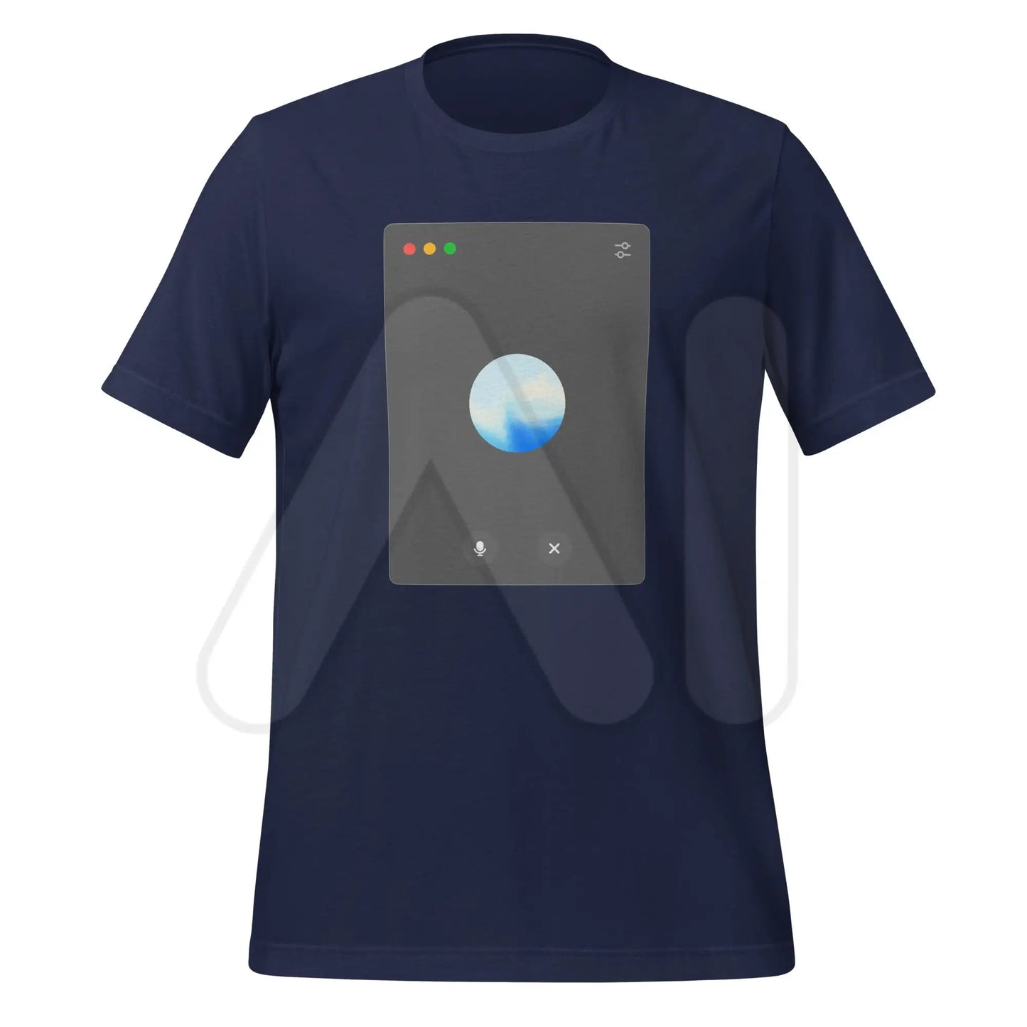 OpenAI Advanced Voice Mode on Desktop T-Shirt (unisex) - Navy / M