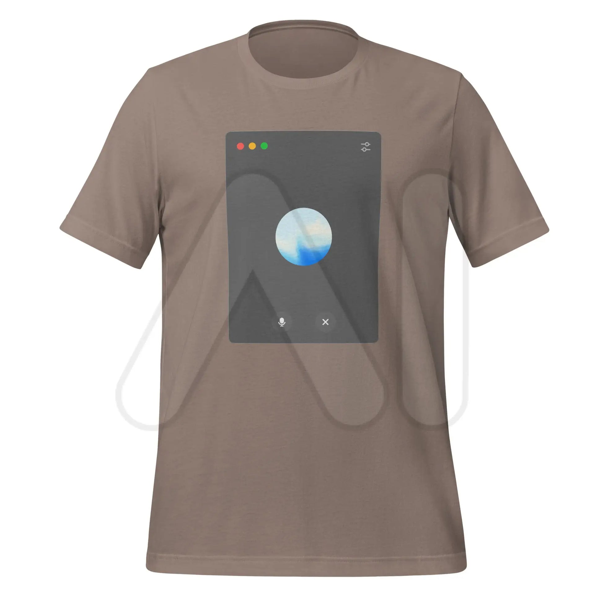 OpenAI Advanced Voice Mode on Desktop T-Shirt (unisex) - Pebble / M