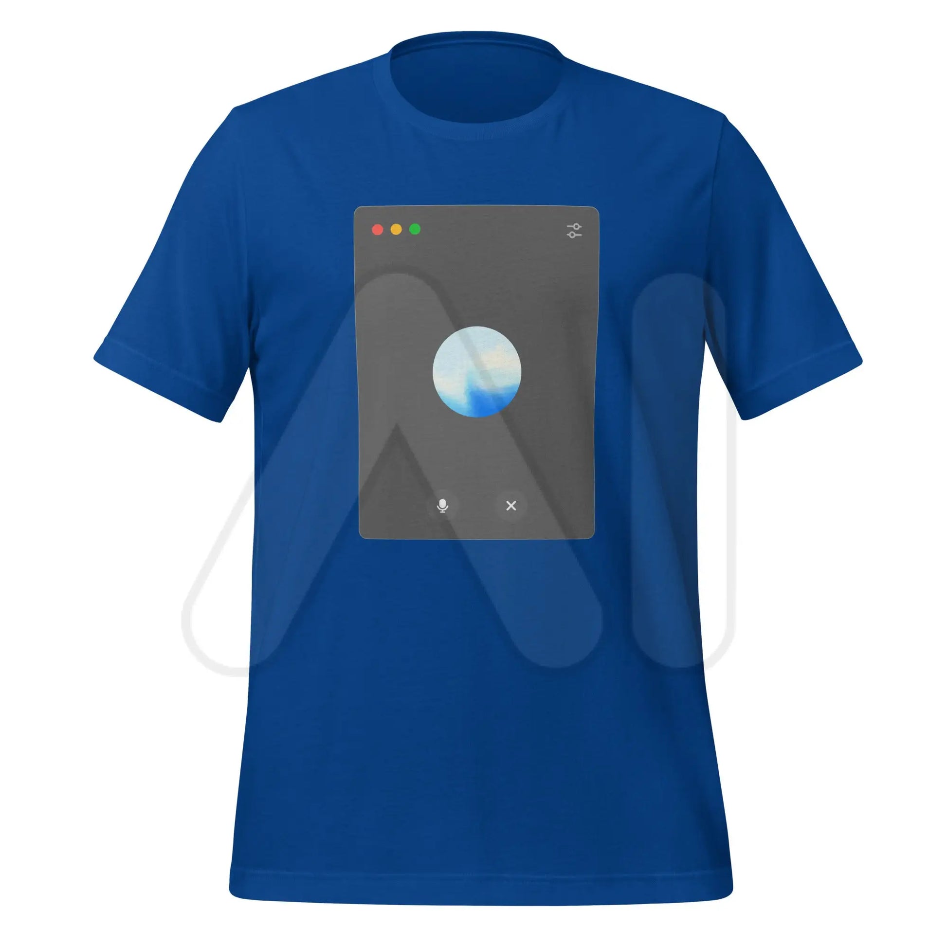 OpenAI Advanced Voice Mode on Desktop T-Shirt (unisex) - True Royal / M