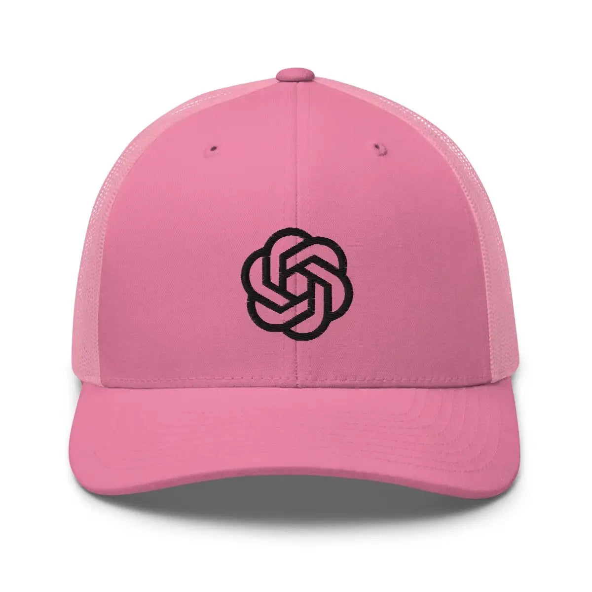 OpenAI Black Icon Embroidered Trucker Cap - Pink