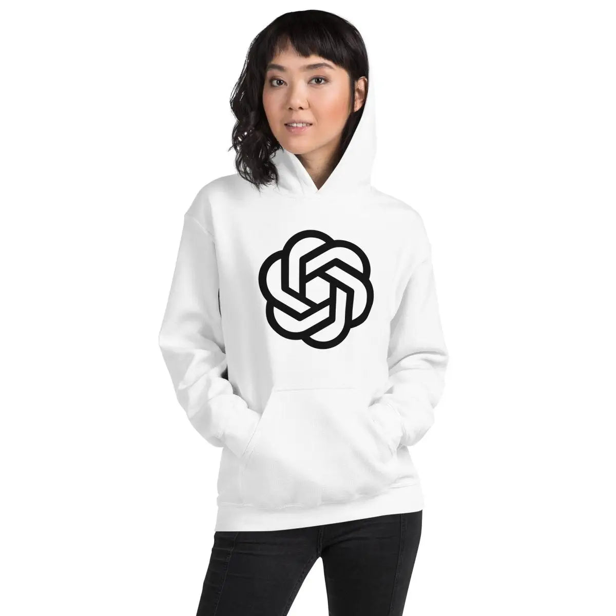 OpenAI Black Icon Hoodie (unisex)