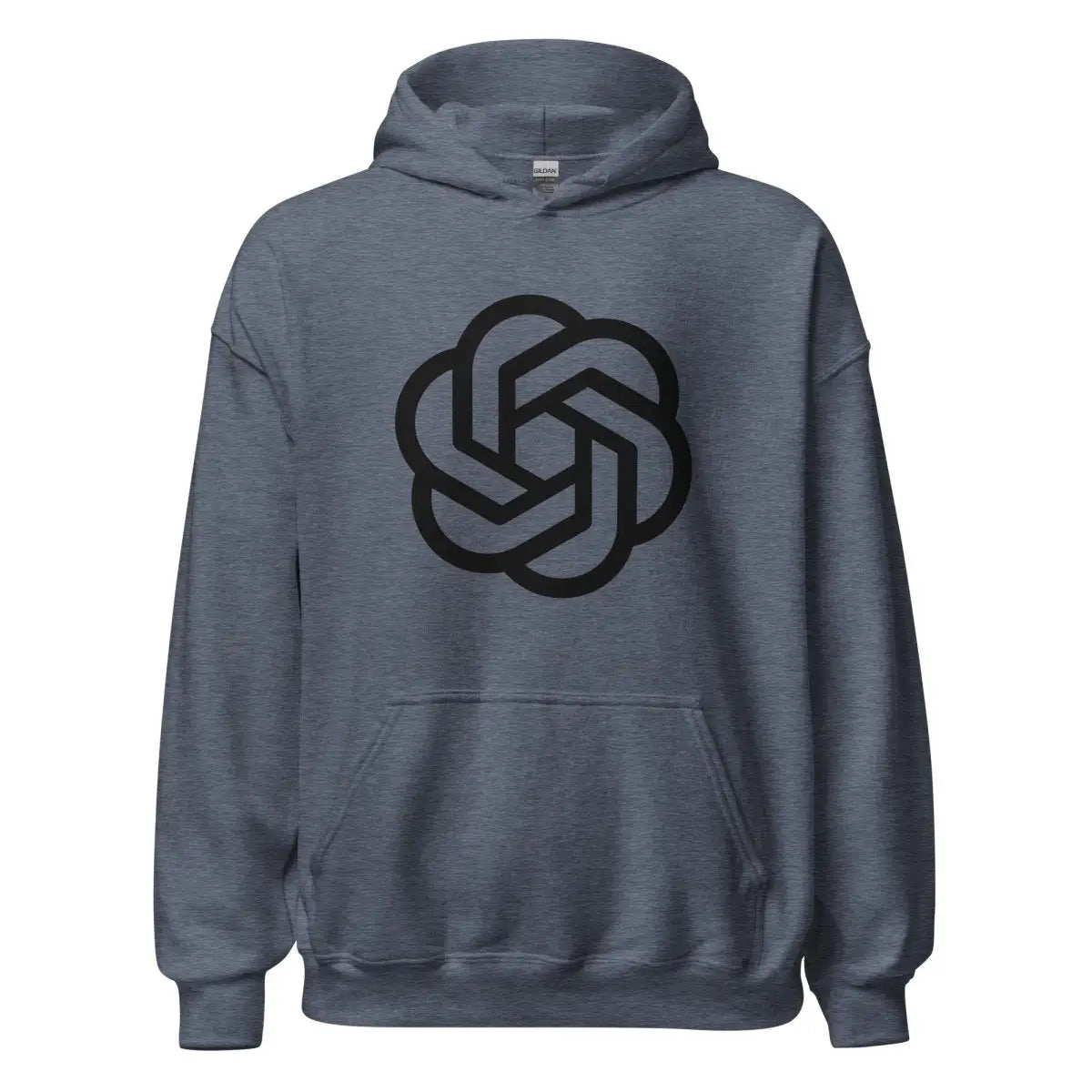 OpenAI Black Icon Hoodie (unisex) - Heather Sport Dark Navy / M