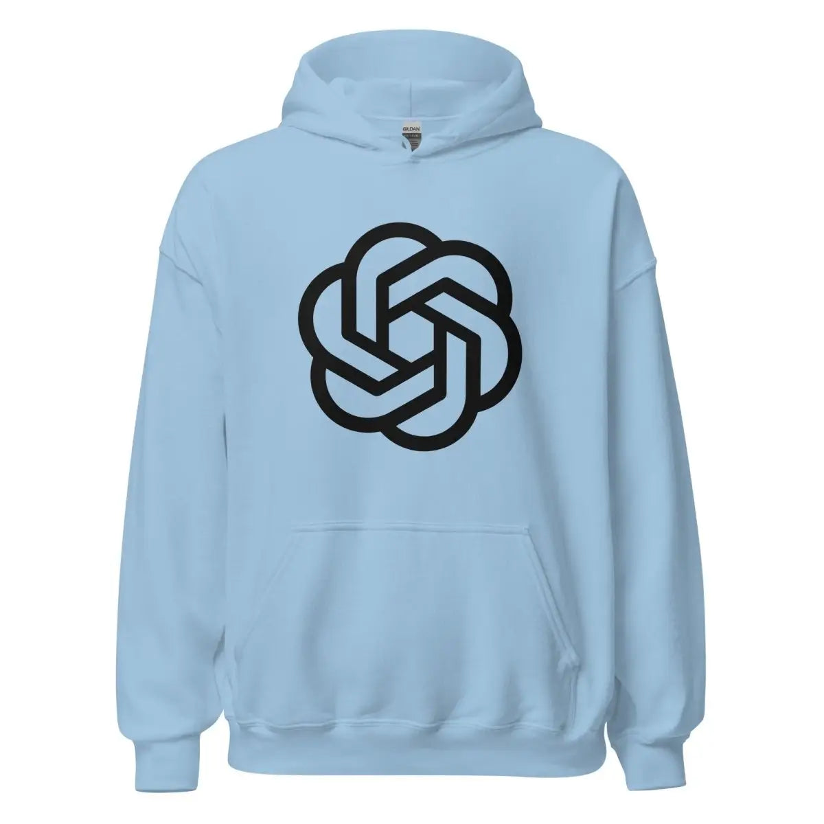 OpenAI Black Icon Hoodie (unisex) - Light Blue / M