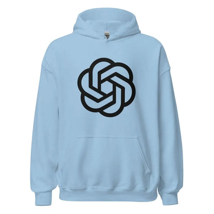 OpenAI Black Icon Hoodie (unisex) - Light Blue / M