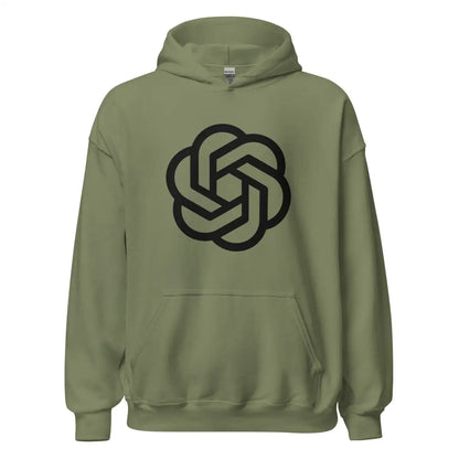 OpenAI Black Icon Hoodie (unisex) - Military Green / M