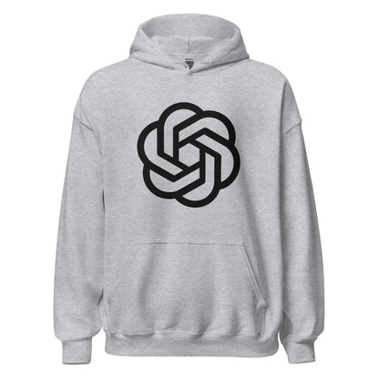 OpenAI Black Icon Hoodie (unisex) - Sport Grey / M