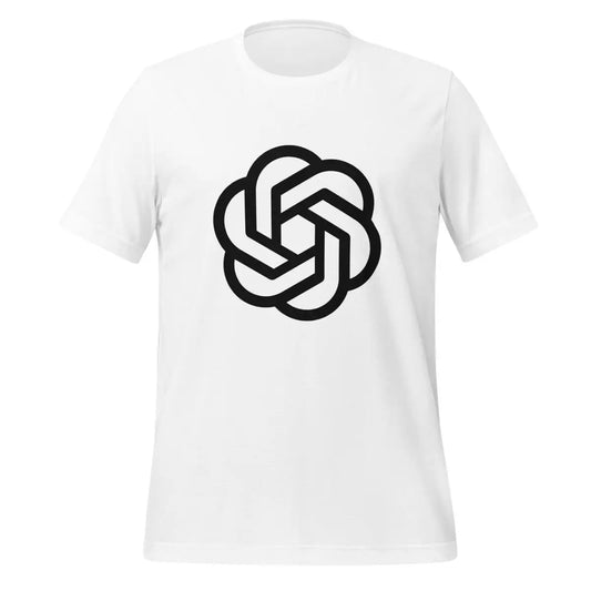 The Openai Black 2018-2024 Icon T-shirt (unisex) White / m.