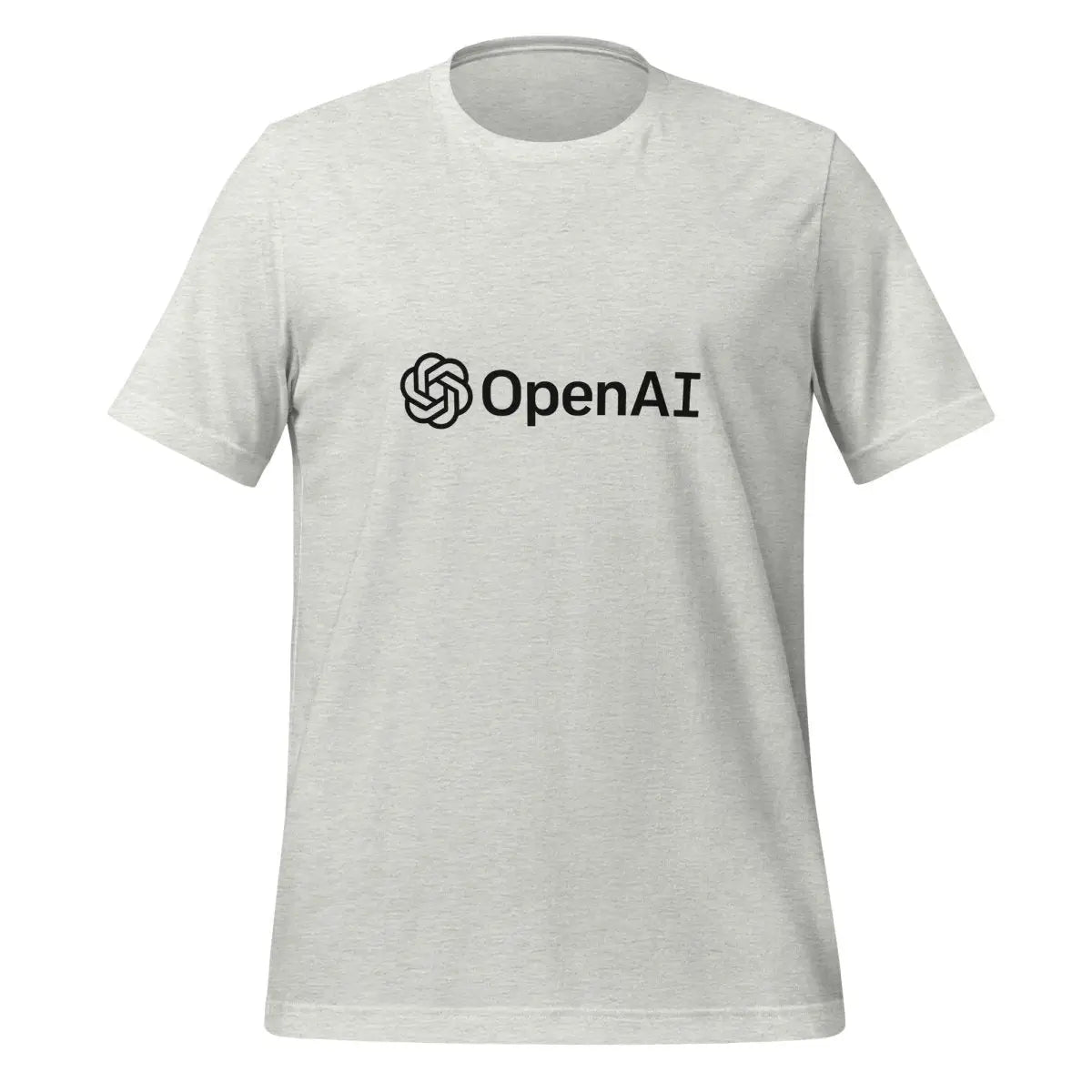 OpenAI Black Logo T-Shirt (unisex) - Ash / M