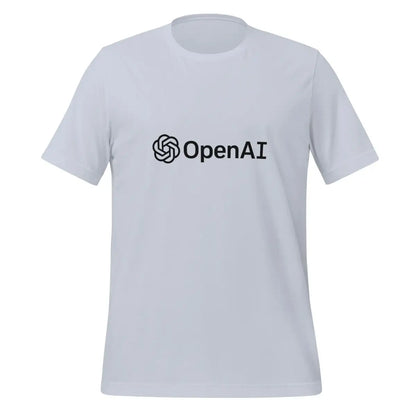 OpenAI Black Logo T-Shirt (unisex) - Light Blue / M