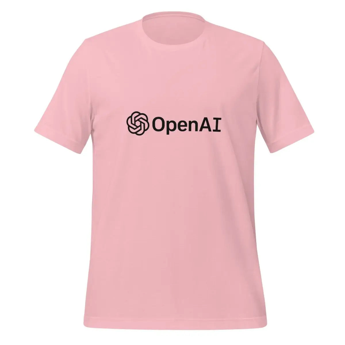 OpenAI Black Logo T-Shirt (unisex) - Pink / M