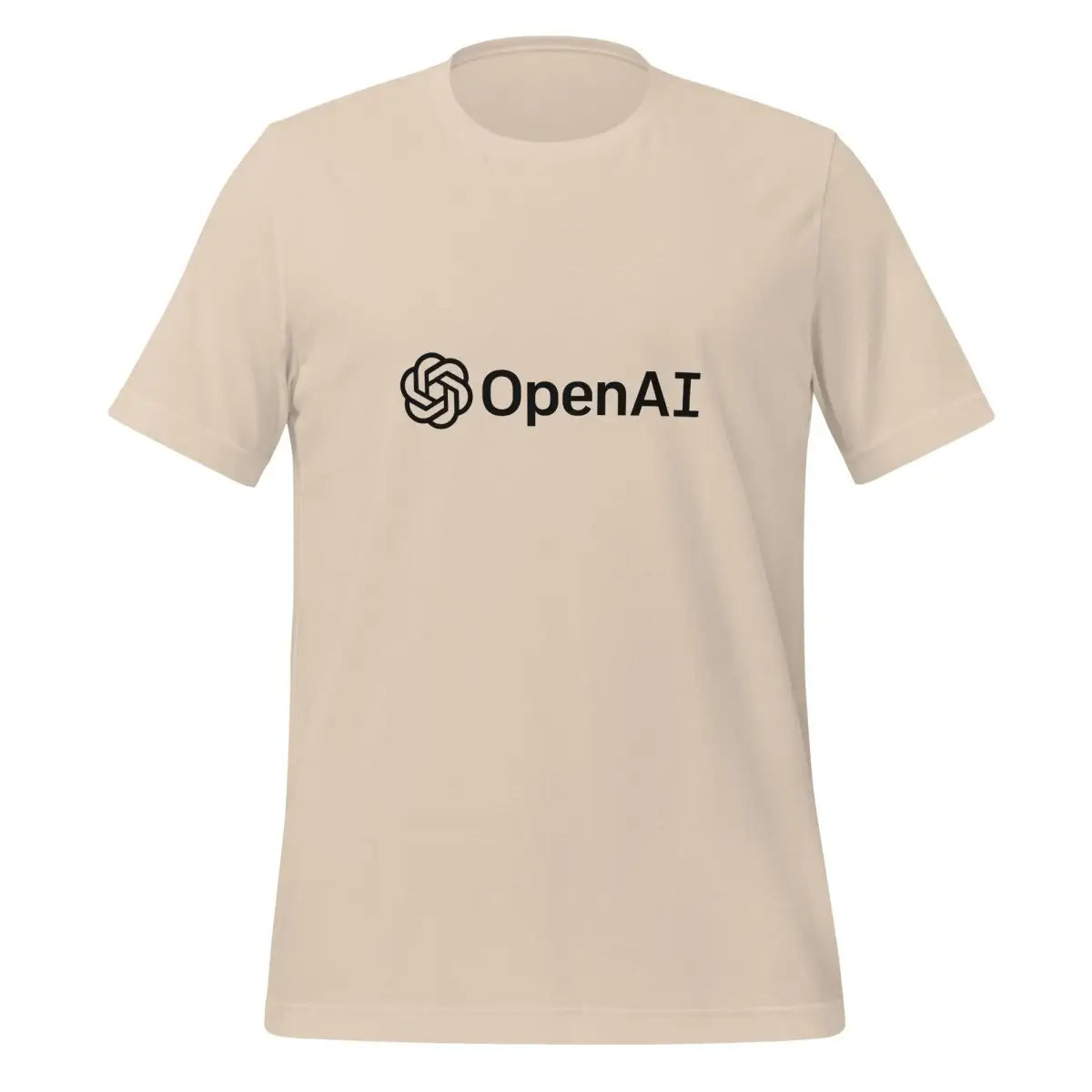 OpenAI Black Logo T-Shirt (unisex) - Soft Cream / M