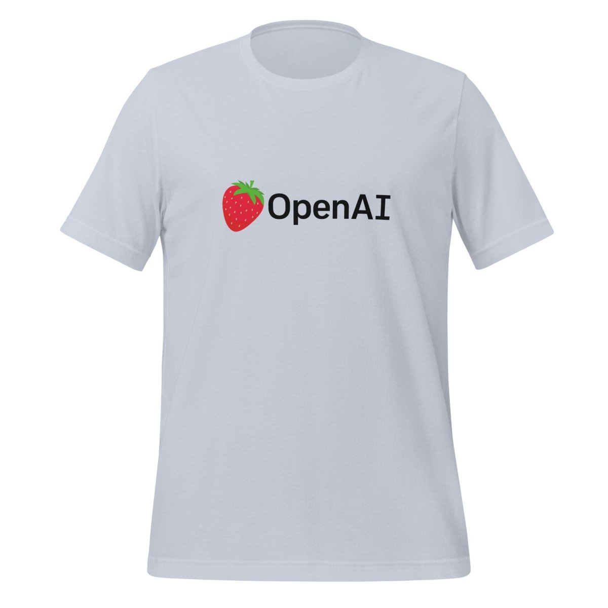 OpenAI Black Strawberry Logo T-Shirt (unisex) - Light Blue - AI Store