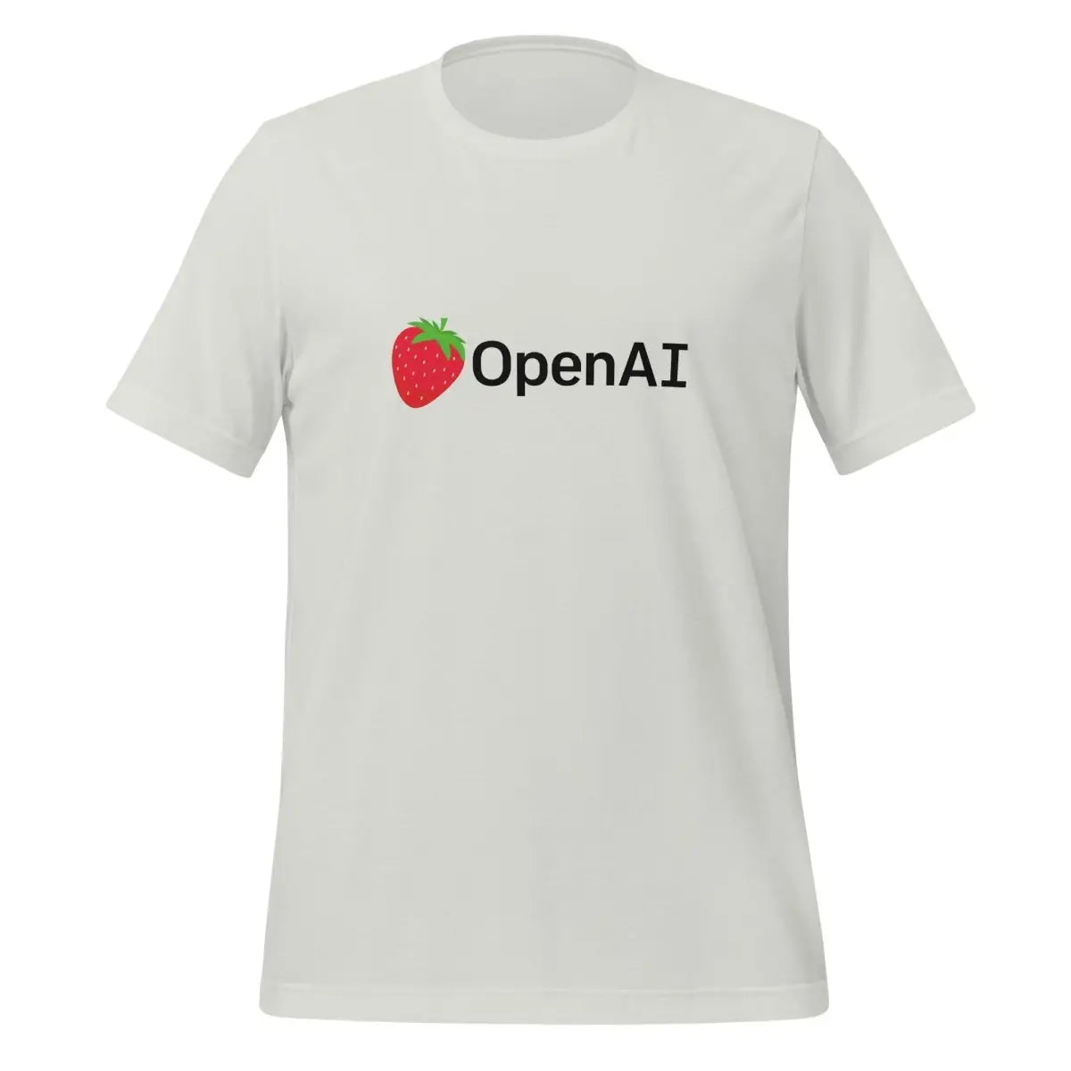 OpenAI Black Strawberry Logo T-Shirt (unisex) - Silver / M