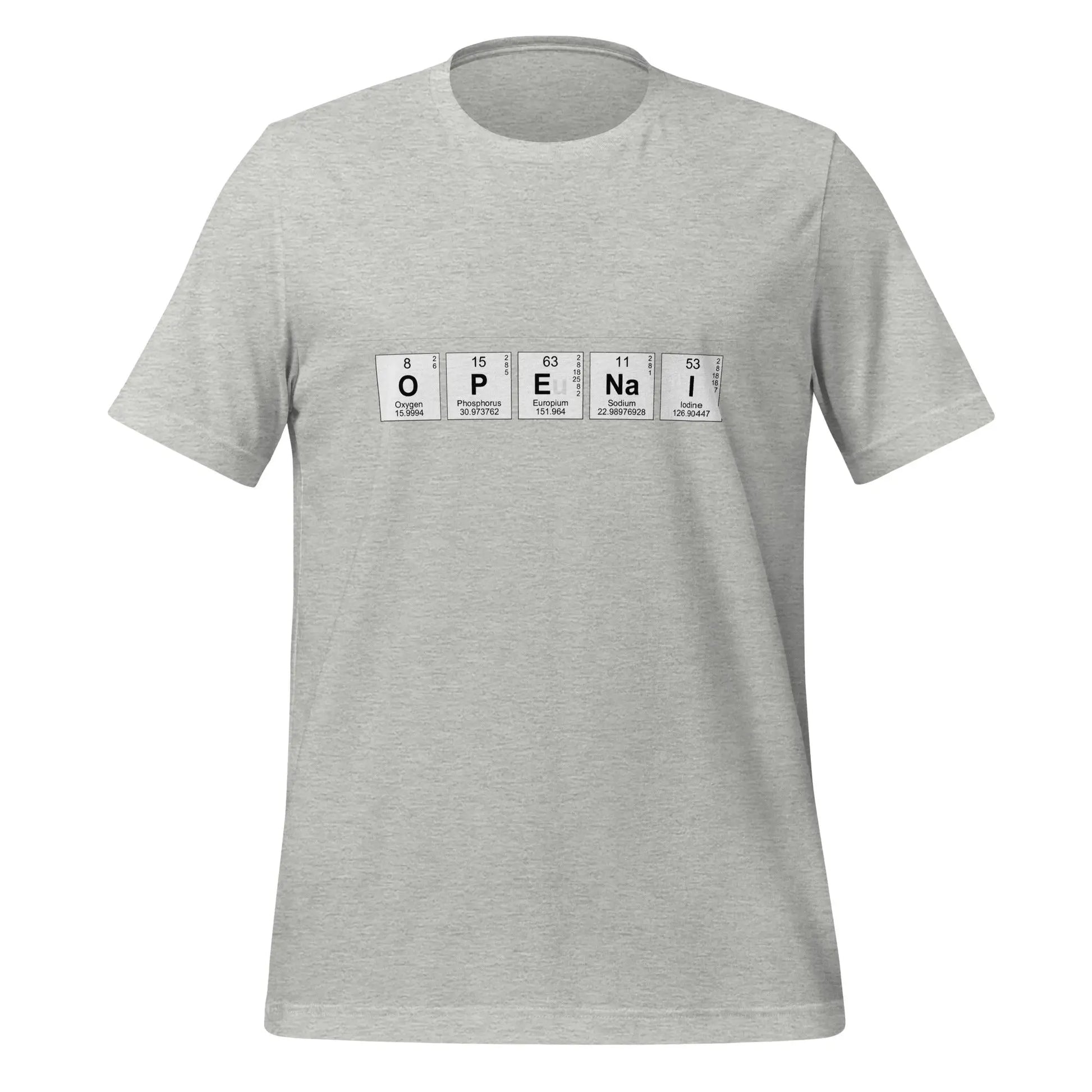 OpenAI Chemical Elements T-Shirt (unisex) - Athletic Heather / M