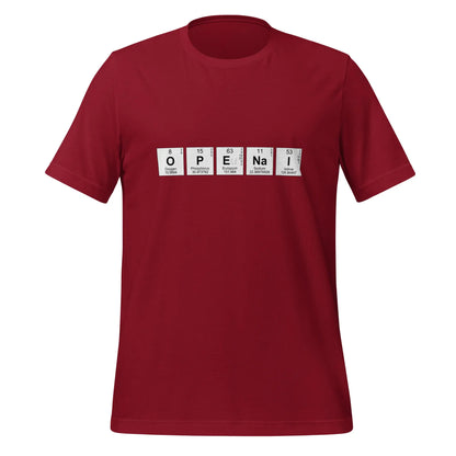 OpenAI Chemical Elements T-Shirt (unisex) - Cardinal / M