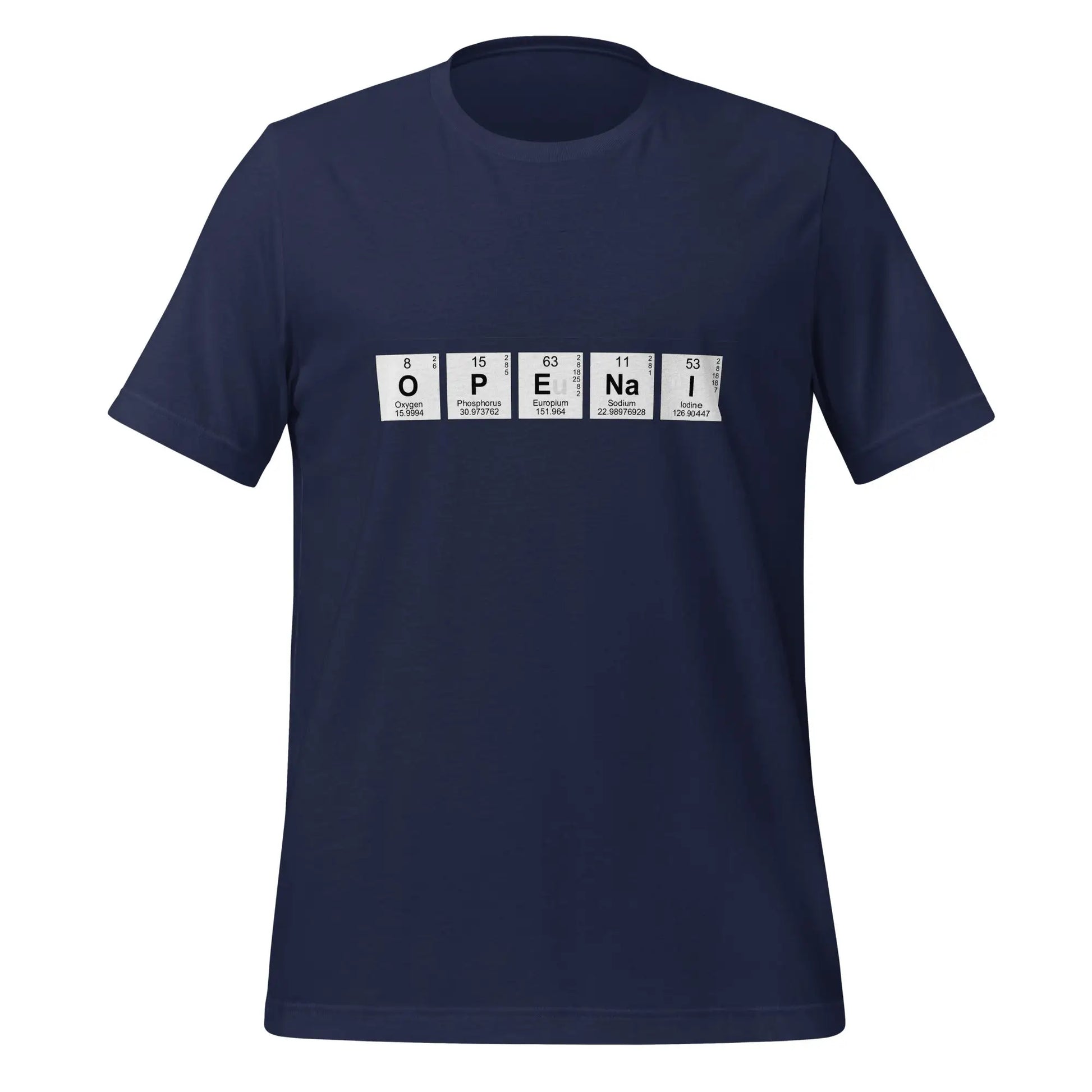 OpenAI Chemical Elements T-Shirt (unisex) - Navy / M