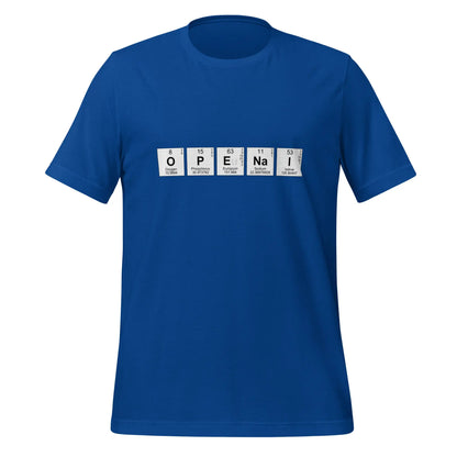 OpenAI Chemical Elements T-Shirt (unisex) - True Royal / M