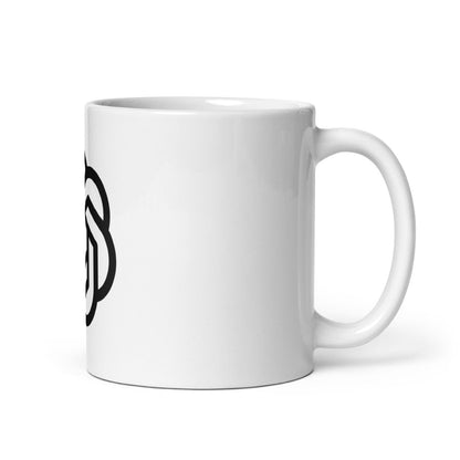 OpenAI Icon on White Glossy Mug - 11 oz - AI Store