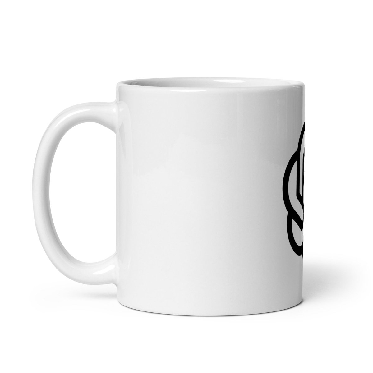 OpenAI Icon on White Glossy Mug - 11 oz - AI Store