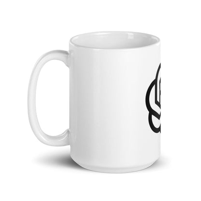 OpenAI Icon on White Glossy Mug - 15 oz - AI Store