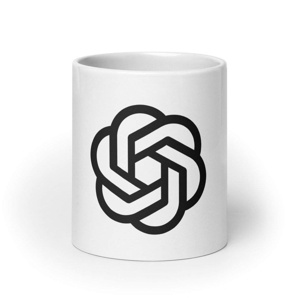 OpenAI Icon on White Glossy Mug - 20 oz - AI Store