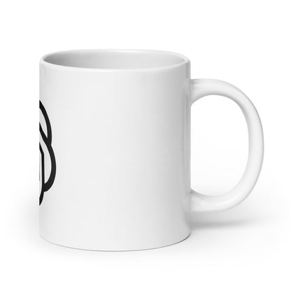 OpenAI Icon on White Glossy Mug - 20 oz - AI Store