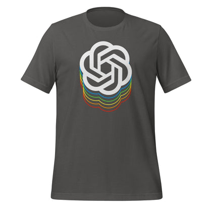OpenAI Icon Spectrum T - Shirt 2 (unisex) - Asphalt - AI Store