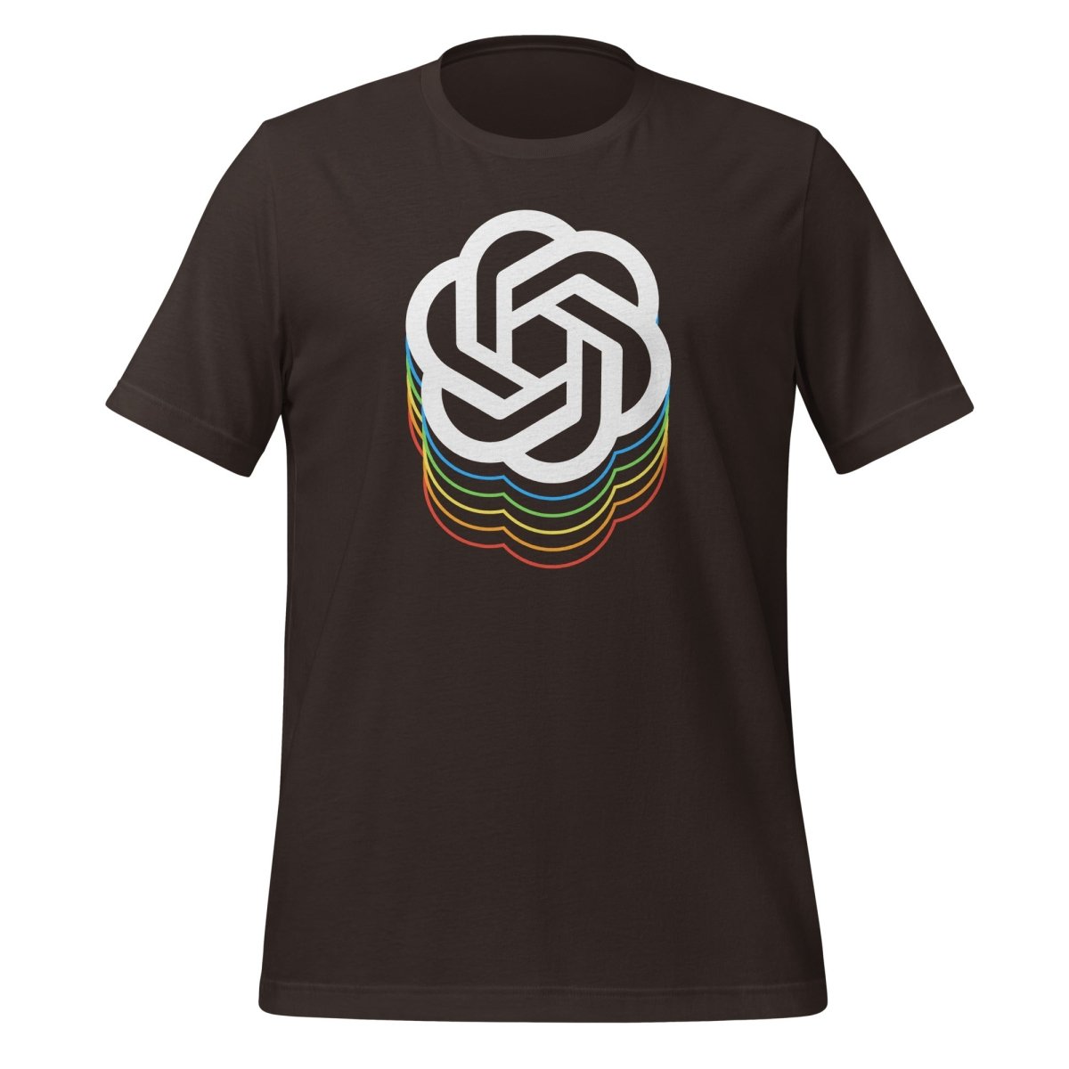 OpenAI Icon Spectrum T - Shirt 2 (unisex) - Brown - AI Store