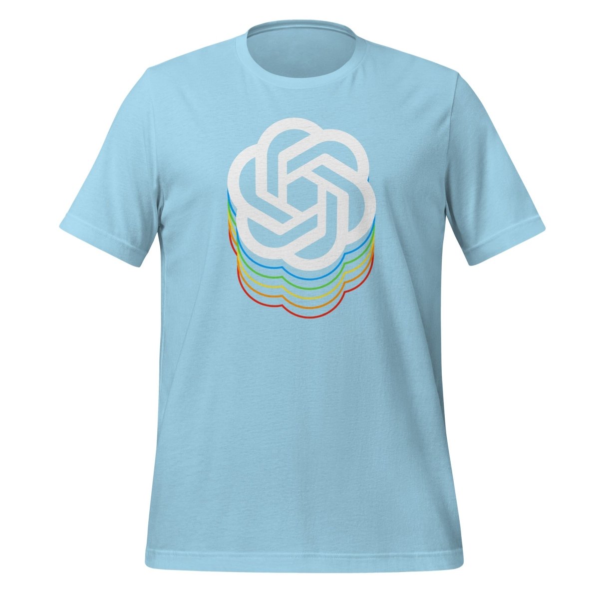 OpenAI Icon Spectrum T - Shirt 2 (unisex) - Ocean Blue - AI Store