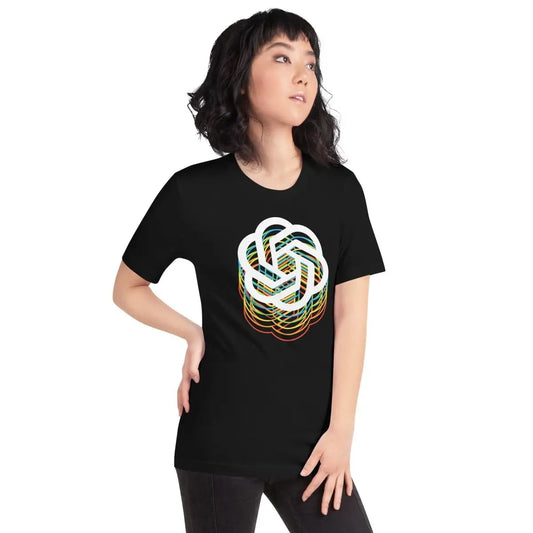 OpenAI Icon Spectrum T-Shirt (unisex)