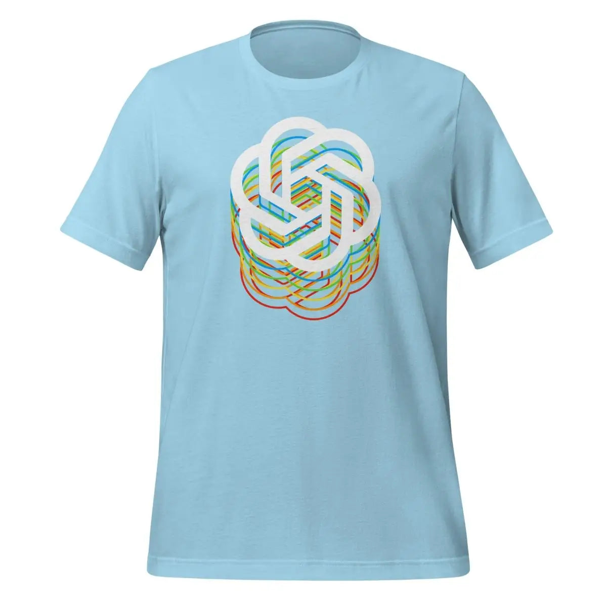 OpenAI Icon Spectrum T-Shirt (unisex) - Ocean Blue / M