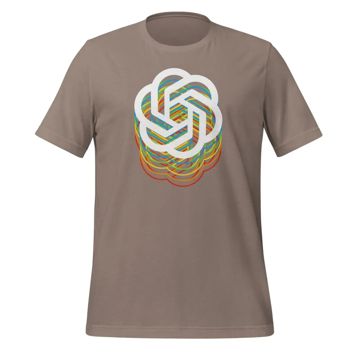 OpenAI Icon Spectrum T-Shirt (unisex) - Pebble / M