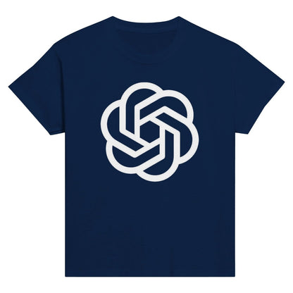 OpenAI Icon T - shirt (children) - Navy - AI Store