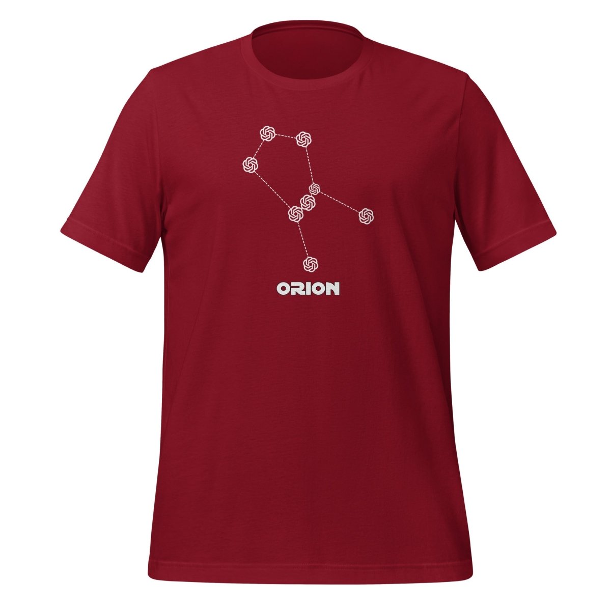 OpenAI Icons Orion Constellation T-Shirt (unisex) - Cardinal - AI Store