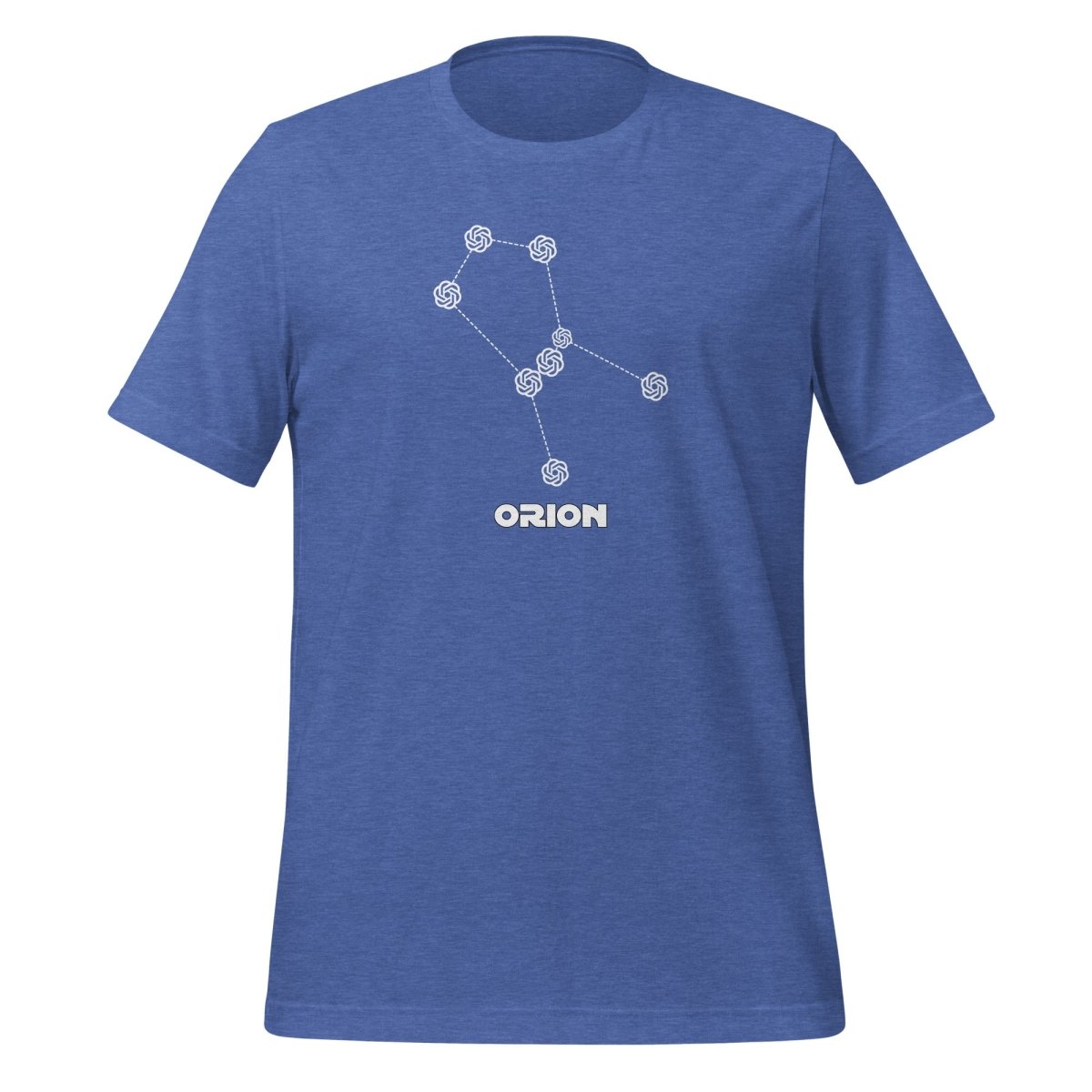 OpenAI Icons Orion Constellation T-Shirt (unisex) - Heather True Royal - AI Store