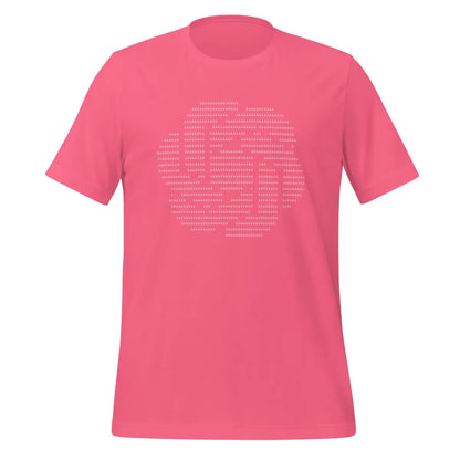 OpenAI Logo ASCII Art T-Shirt (unisex) - Charity Pink / M