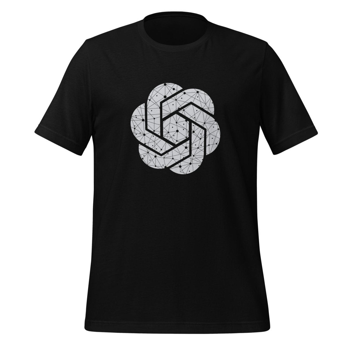 OpenAI Network Logo T-Shirt (unisex) - Black - AI Store