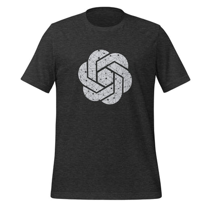 OpenAI Network Logo T-Shirt (unisex) - Dark Grey Heather - AI Store