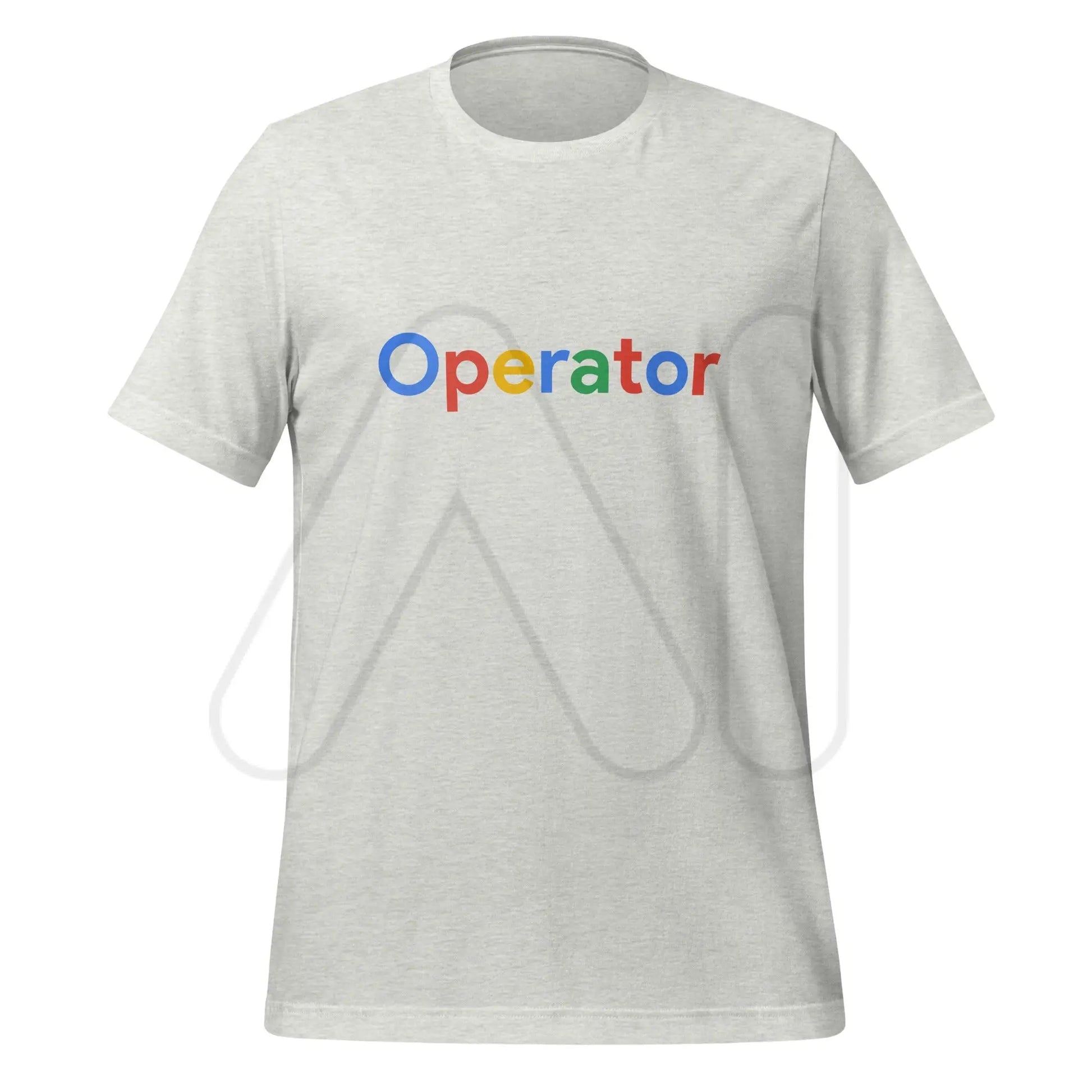 OpenAI Operator Search Logo T-Shirt (unisex) - Ash / M