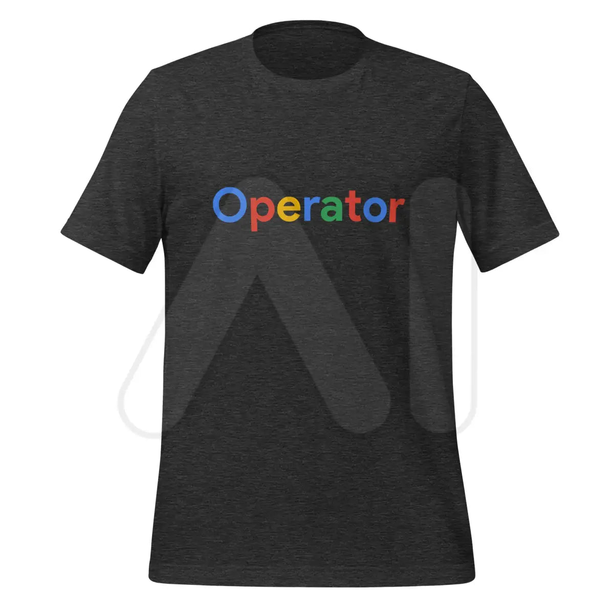 OpenAI Operator Search Logo T-Shirt (unisex) - Dark Grey Heather / M