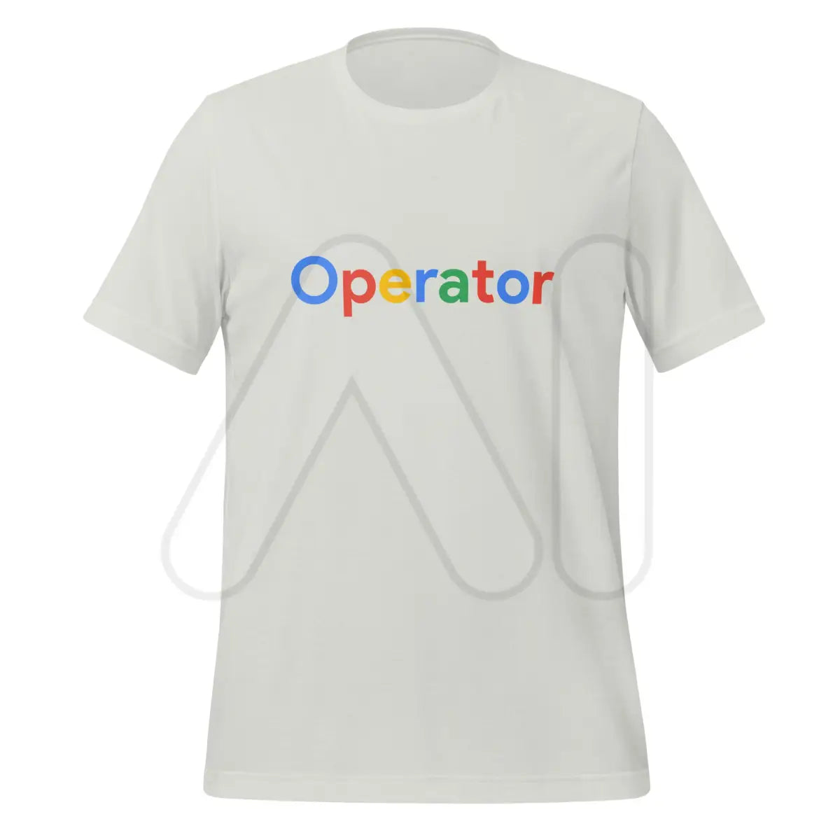 OpenAI Operator Search Logo T-Shirt (unisex) - Silver / M